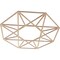 Ekena Millwork Guardian Wood Fretwork Pierced Ceiling Medallion, Alder, 38"OD x 14 3/4"ID x 1/4"T CMWP38X38X0250GDAL - alternate 3